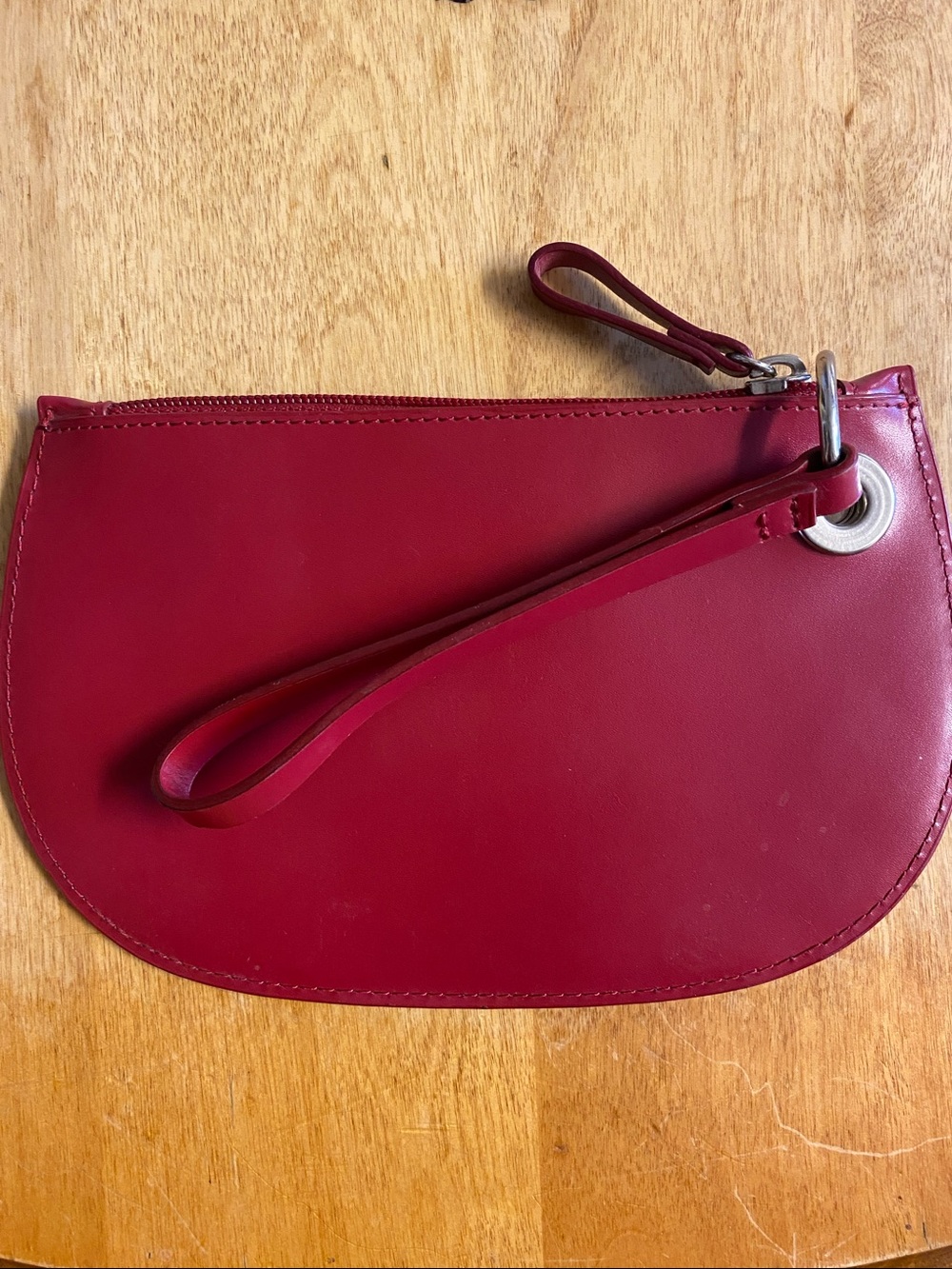 Women’s Wristlet Clutch in Deep Burgundy